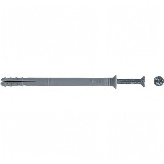 Tassello nylon prolungato Fischer N-S 6x40 mm, con vite a chiodo