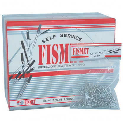 Rivetto a strappo Friulsider in alluminio, Ø 3,0x8 mm