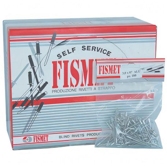 Rivetto a strappo Friulsider in alluminio, Ø 3,0x8 mm
