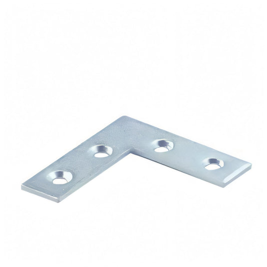 Angolare di rinforzo in acciaio zincato 40x40x12 mm