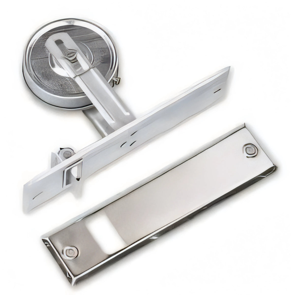 Avvolgitore da incasso per tapparelle in acciaio zincato con placca inox, corda 8 m
