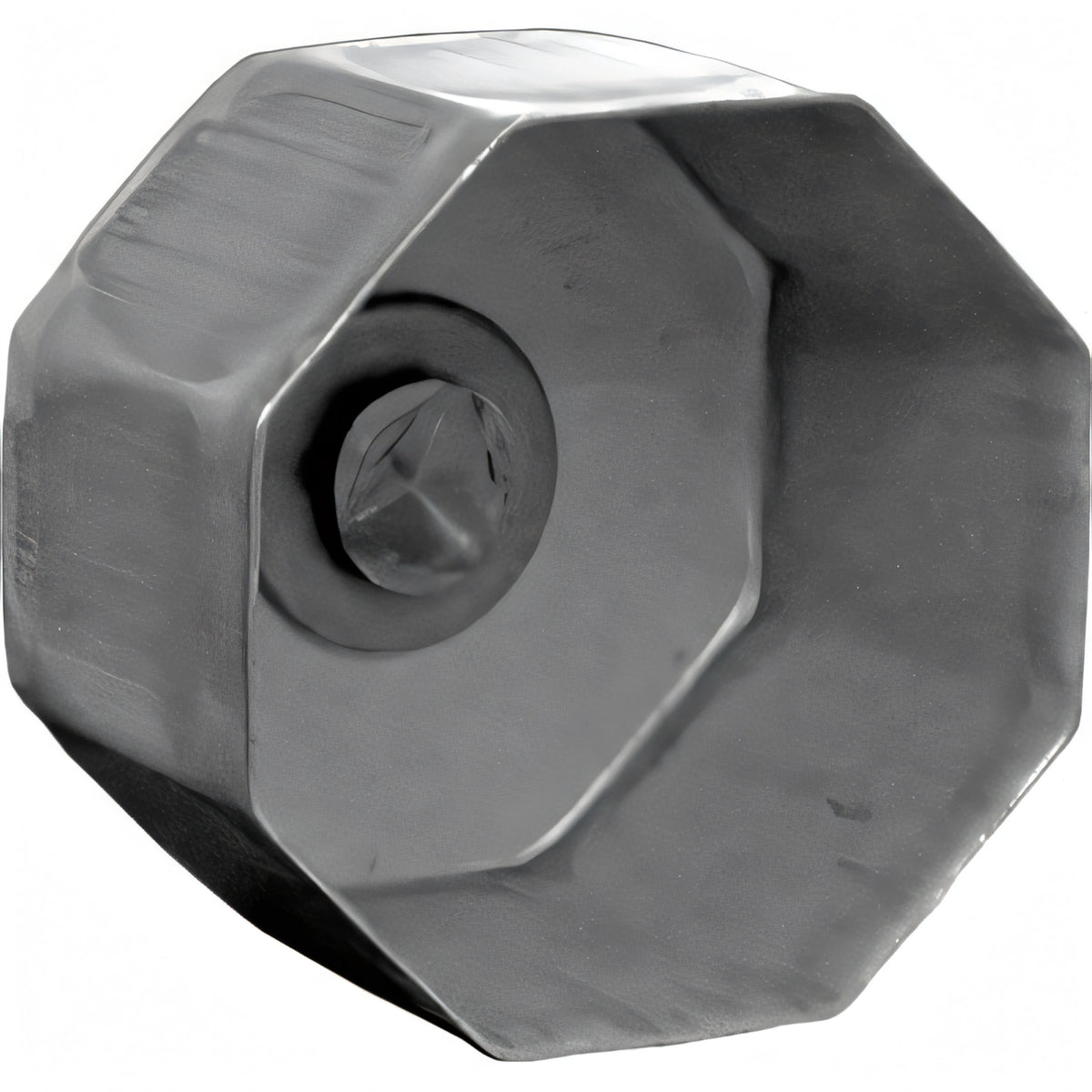 Calotta liscia zincata per rullo avvolgibile esterna, 60x40 mm