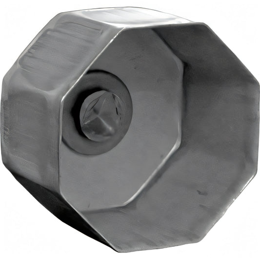 Calotta liscia zincata per rullo avvolgibile esterna, 60x40 mm