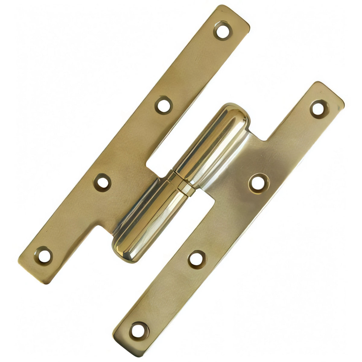 Cerniera paumelles in ottone lucido 100x55 mm, verso destro