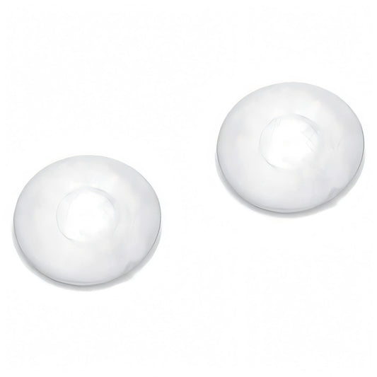 Paracolpi adesivo in silicone trasparente 24x8 mm, confezione da 4 pezzi