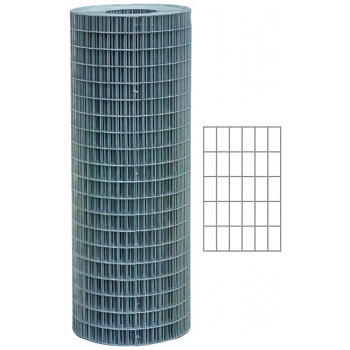 Rete elettrosaldata zincata Stars 50x75 mm, rotolo H 200 cm x 25 m