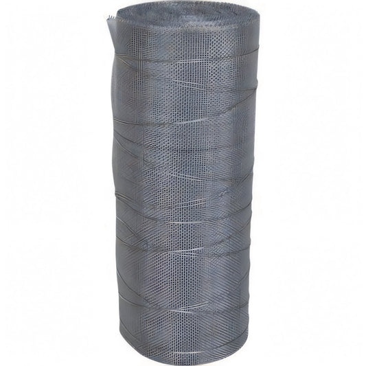 Rete tessuta zincata a caldo con cimosa, maglia 3x3 mm, rotolo H 60 cm x 10 m
