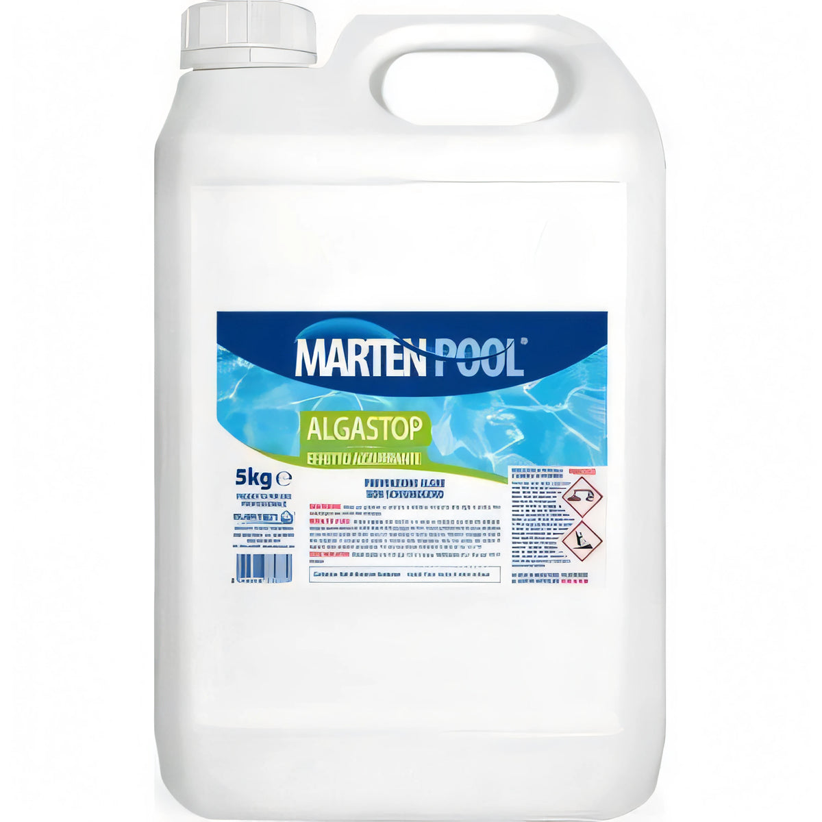 Antialga liquido Marten per piscina, confezione da 5 kg