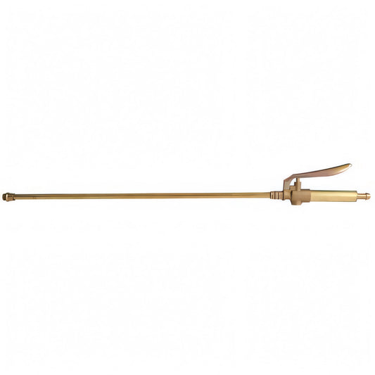 Lancia con rubinetto a leva Stars in rame e ottone, lunghezza 50 cm, per pompa a pressione