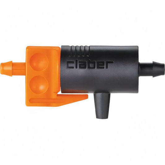 Gocciolatore Claber Rainjet 91217 in linea, attacco 1/4, confezione da 10