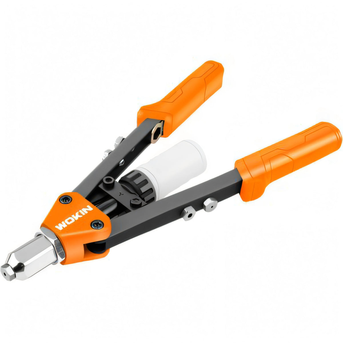 Rivettatrice manuale Wokin 215613 a 2 bracci, in alluminio