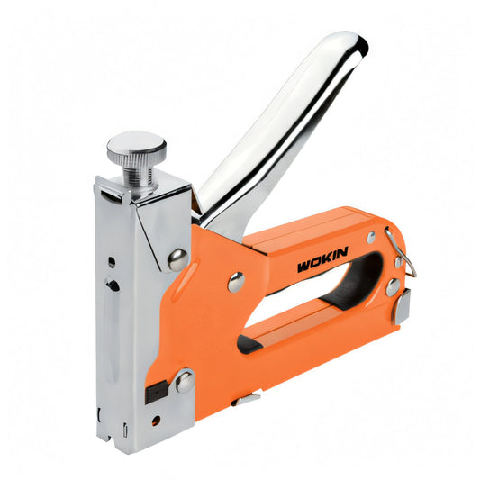 Fissatrice manuale kit Wokin 217014 con punti, chiodini e punti a U