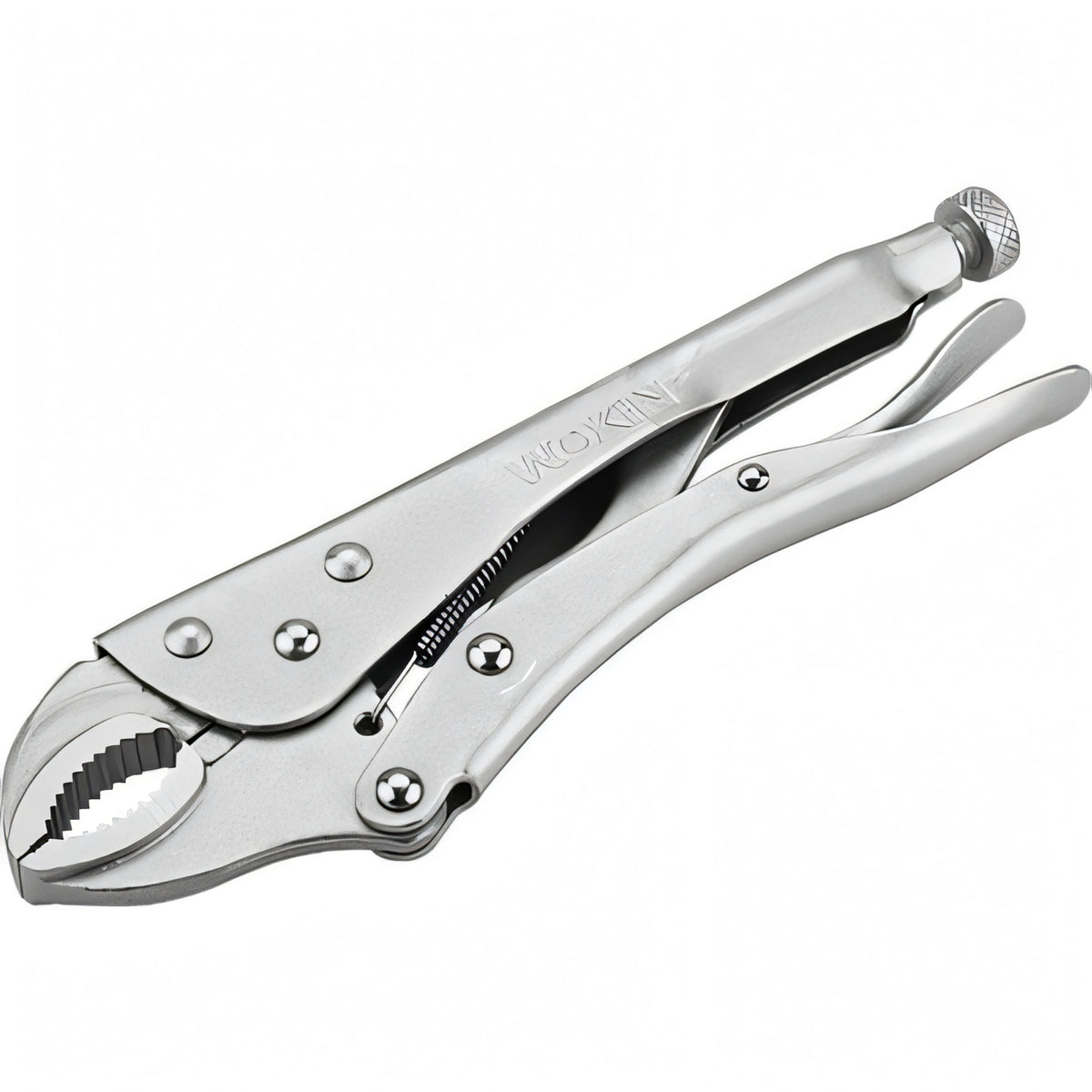 Pinza autobloccante Wokin a ganasce concave, 250 mm, nichelata
