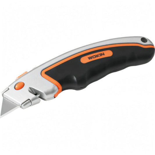 Cutter Wokin in fusione di alluminio con impugnatura softgrip, 170 mm