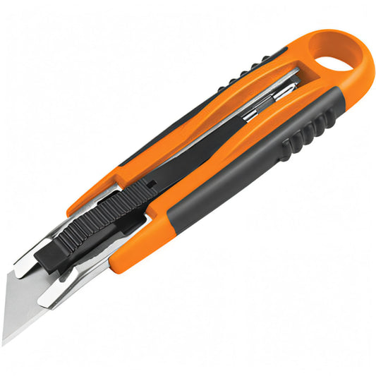 Taglierino Wokin a lama trapezoidale retrattile, sistema antitaglio, 19 mm