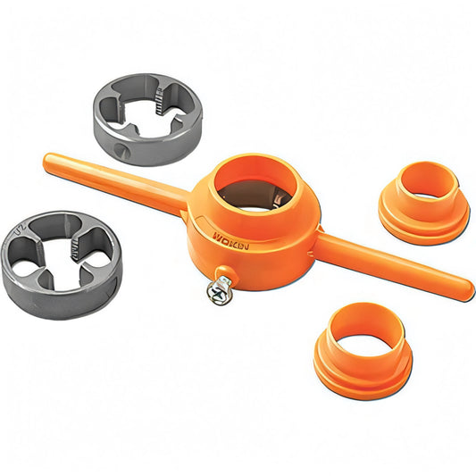 Filiere Wokin per tubi in PVC 1/2, 3/4 e 1 pollice, manico in ABS