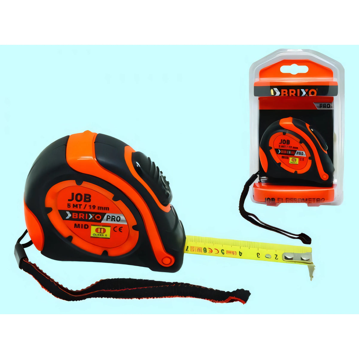 Flessometro industriale Wokin 5004, 8 metri, nastro 25 mm