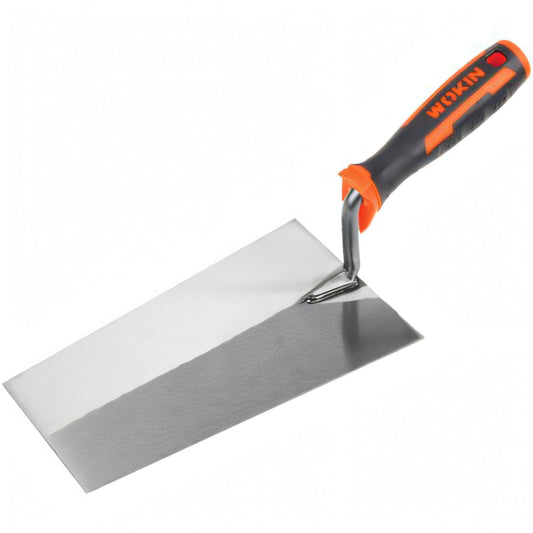 Cazzuola a punta quadra con manico sintetico bicomponente, 20 cm