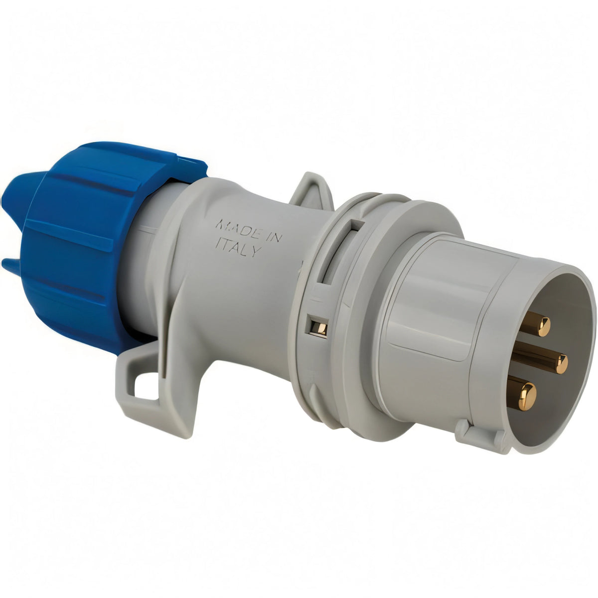 Spina mobile industriale FME CEE blu 2P+T 16A con cablaggio a vite