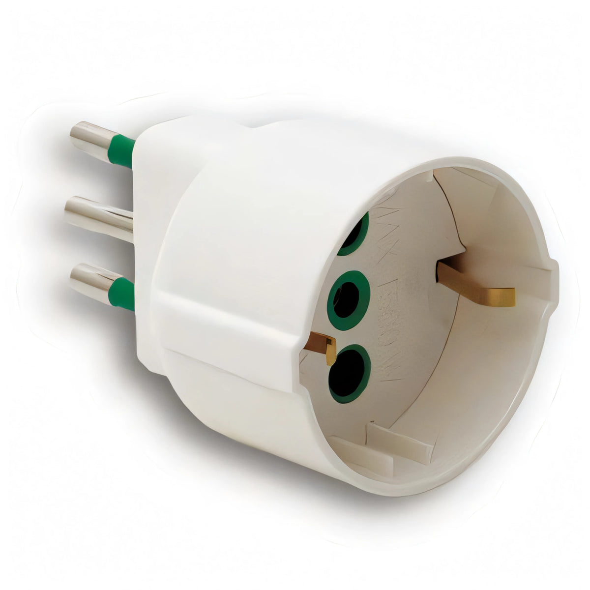 Adattatore FME da spina italiana 10A a presa bipasso/schuko 16A