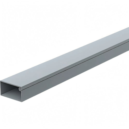Mini canalina passacavi bianca in PVC 10x10 mm