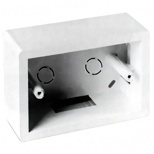 Scatola a parete Marlanvil 3 posti per mini canalina, bianco, IP30