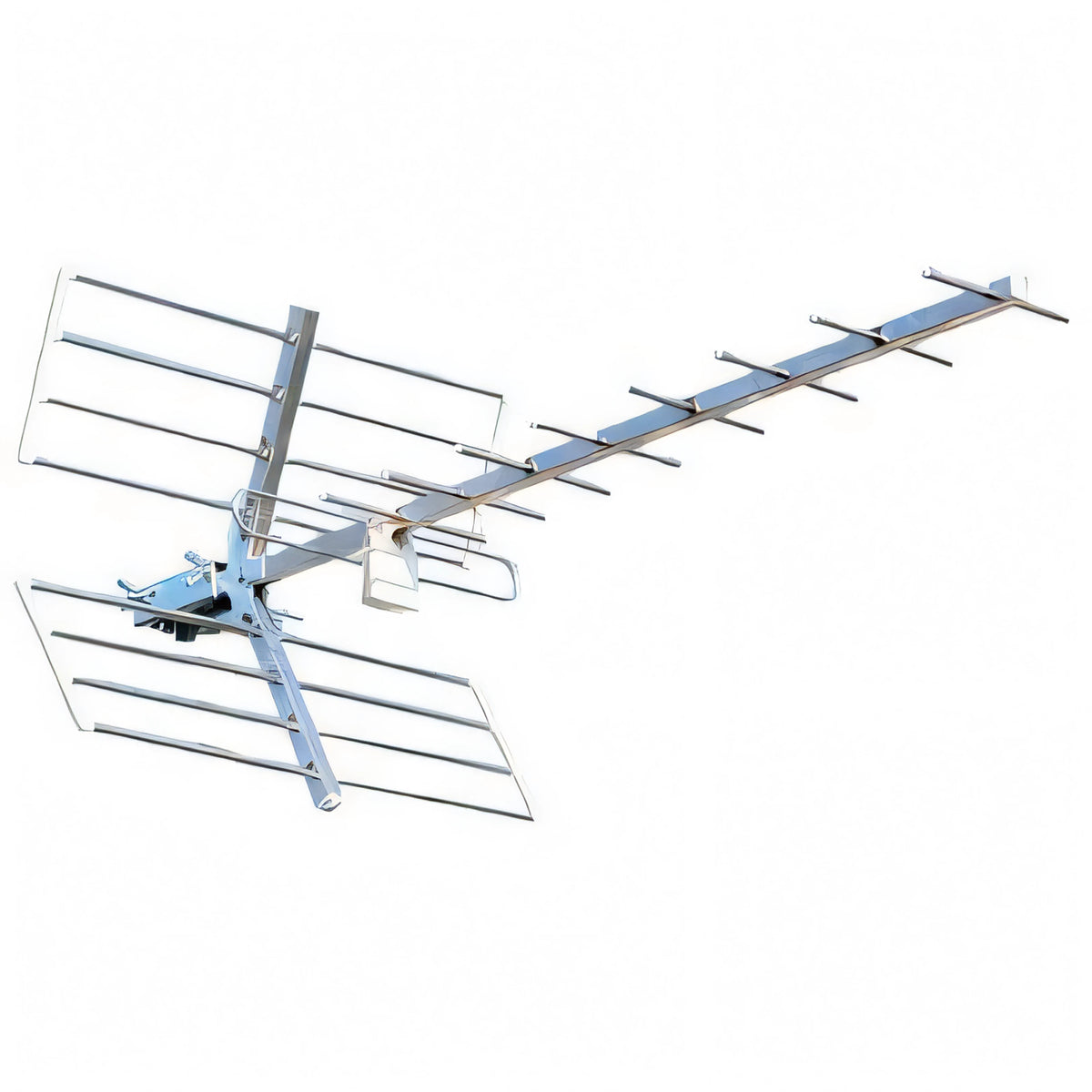 Antenna TV direttiva UHF in alluminio a 11 elementi