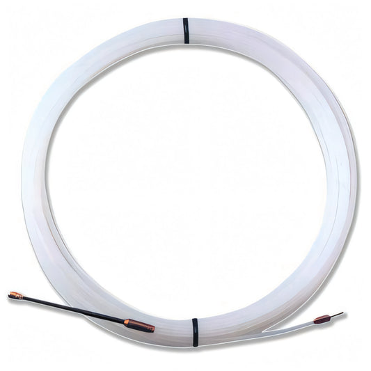 Sonda tiracavo Marlanvil in nylon bianco 3 mm da 10 metri