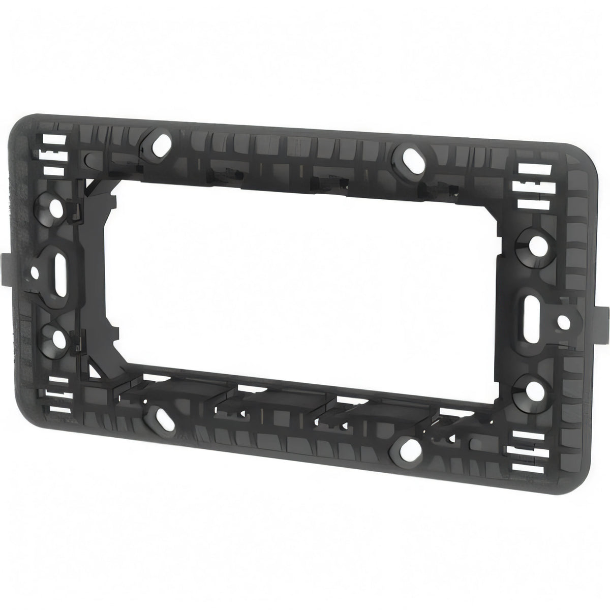 Supporto frutti Aigostar nero 4 posti per serie Matix