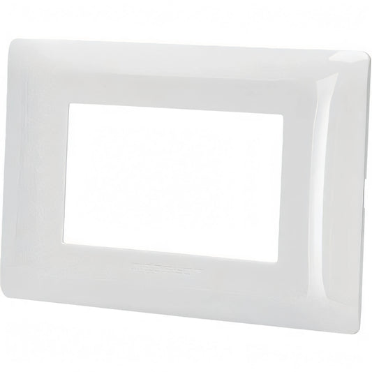 Placca coprifrutti Aigostar bianca 3 posti 120x85 mm per serie Matix