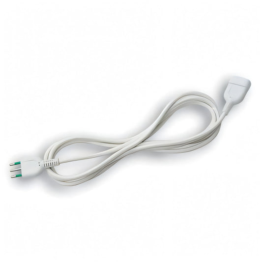 Prolunga lineare FME bianca 2P+T 10A cavo 3 metri