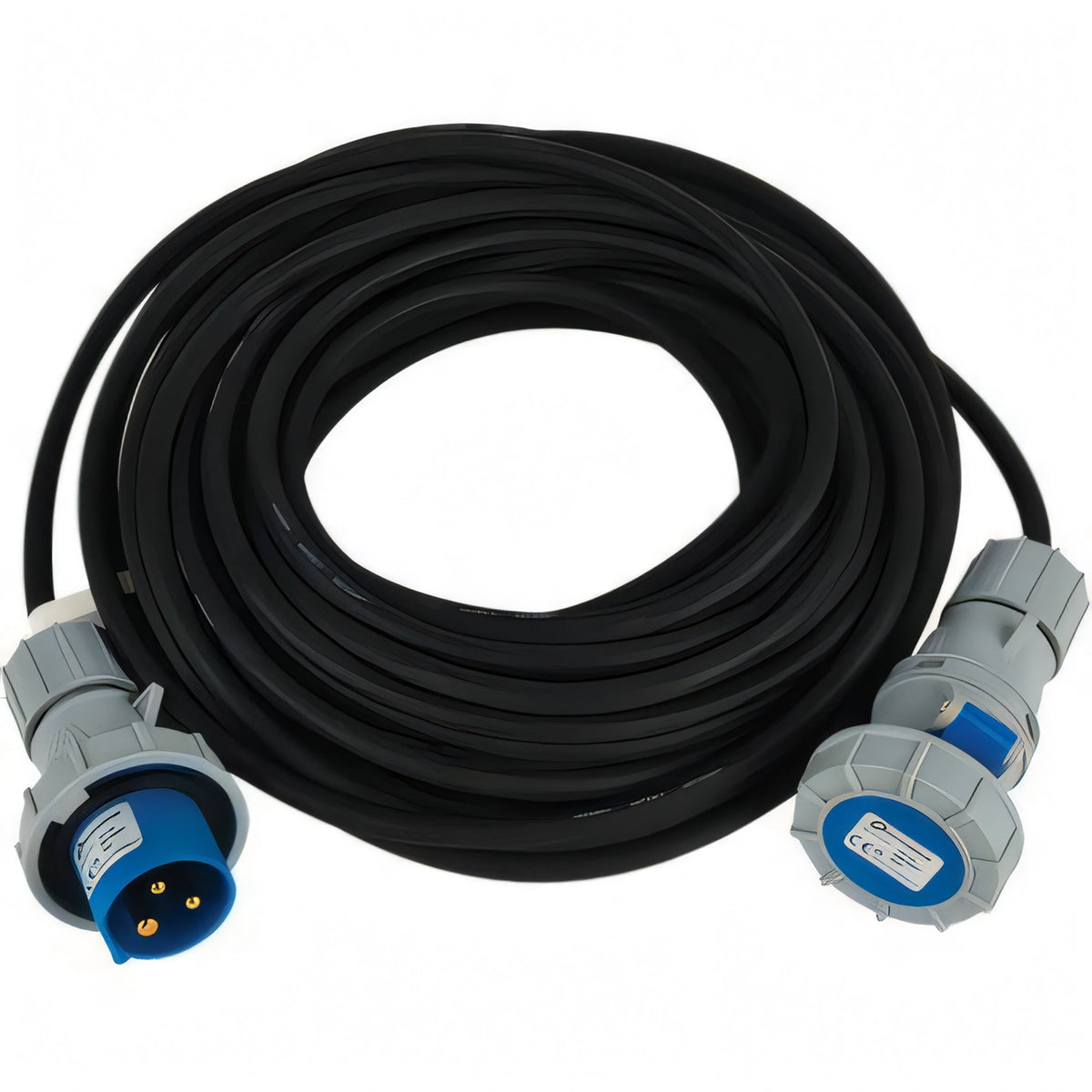 Prolunga industriale blu Electraline 20 m IP67 16A