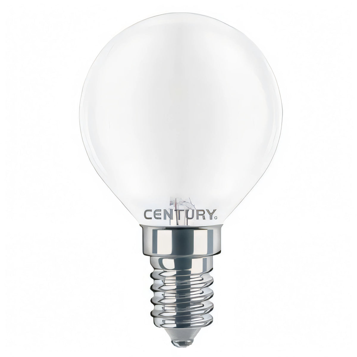 Lampadina LED a sfera Century Incanto Saten, E27, luce calda, vetro satinato