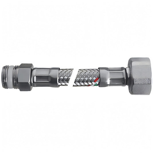 Flessibile Flexcore Parigi 1/2 MF 25 cm inox 304