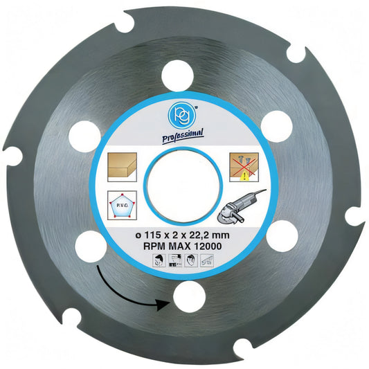 Lama circolare per legno PG Professional Ø 115 mm, art. 419.90