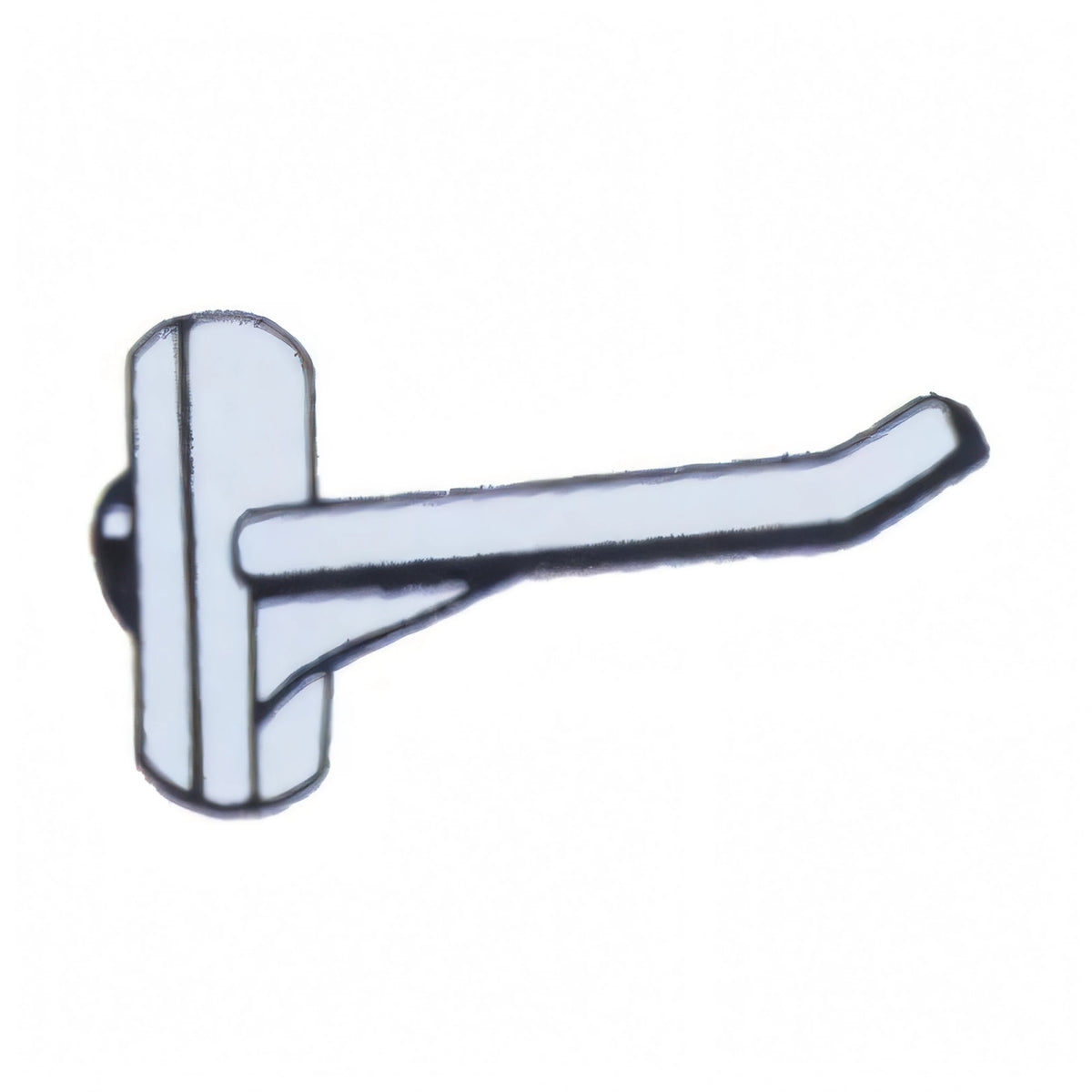 Gancio in nylon da 30 mm per pannelli espositivi