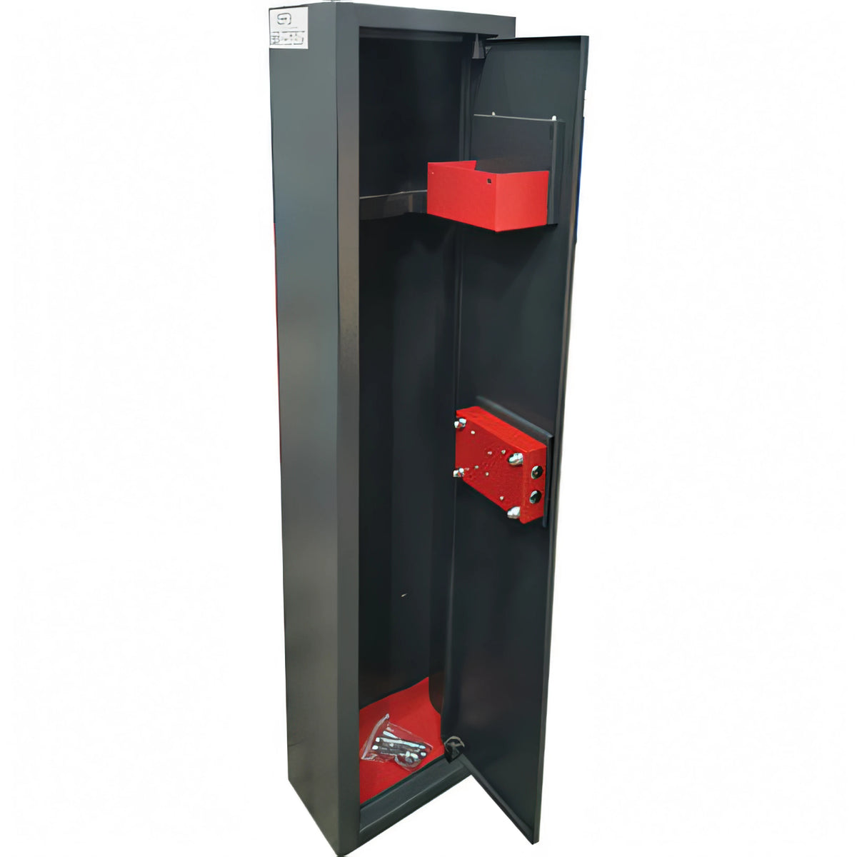 Armadio porta fucili Effe Classic 2 posti verniciato grigio con serratura a 6 leve