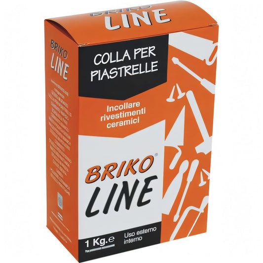 Collante in polvere bianco per piastrelle e maioliche, confezione da 1 kg