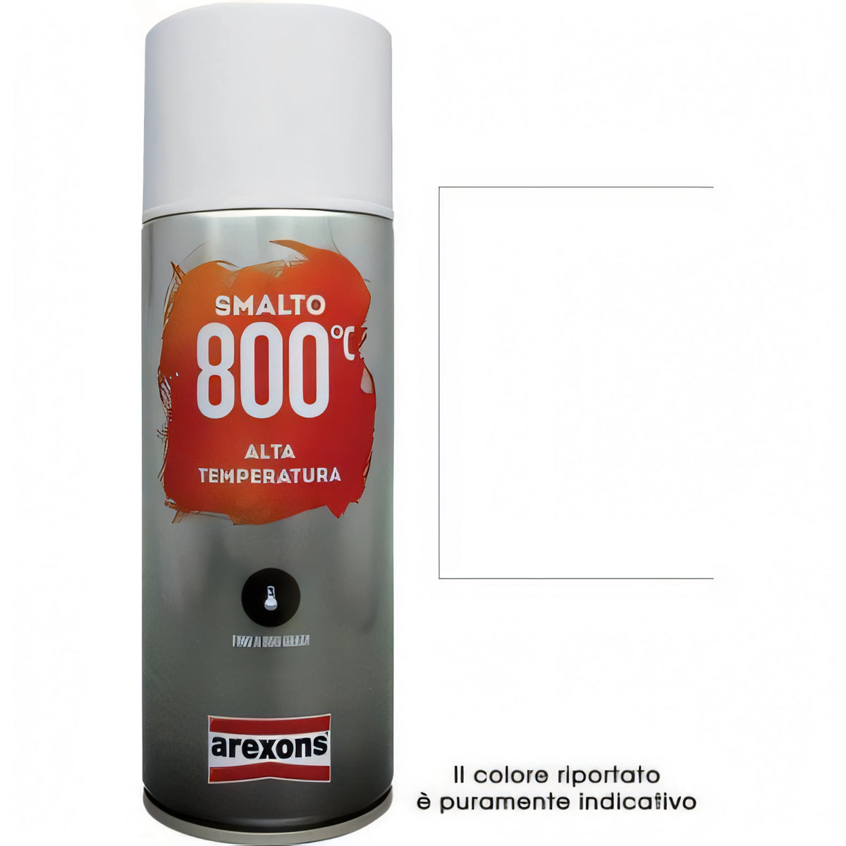 Bomboletta smalto spray Arexons alte temperature, bianco 400 ml