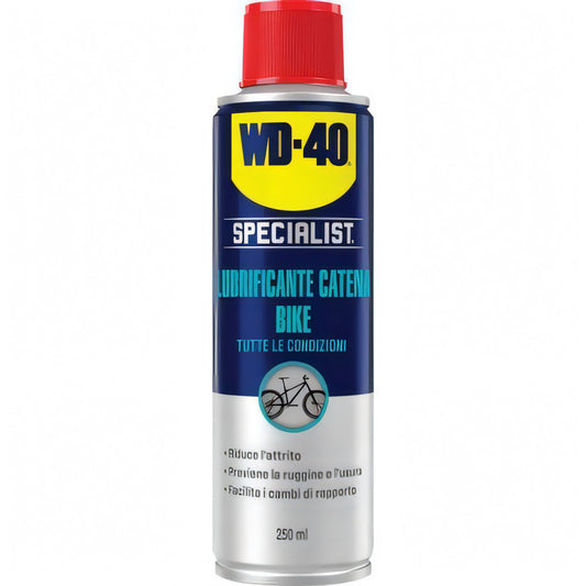 Bomboletta di lubrificante spray WD-40 per catena bici da 250 ml