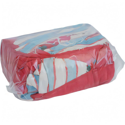 Pezzame di cotone colorato per pulizia, confezione da 2 kg