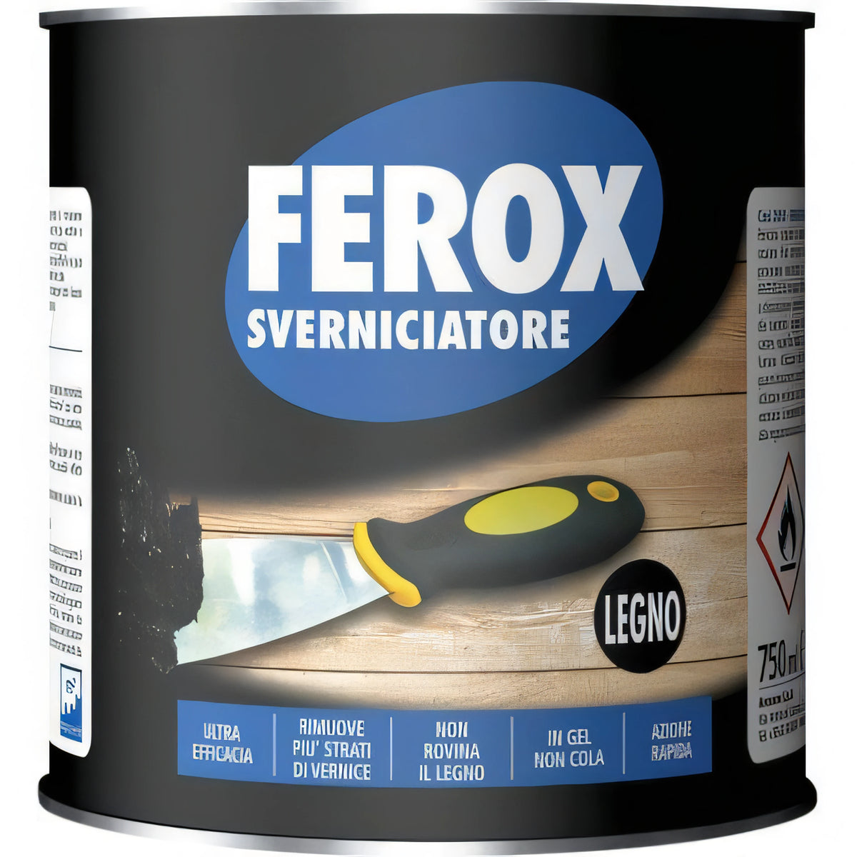 Sverniciatore Ferox Arexons per legno, flacone 750 ml