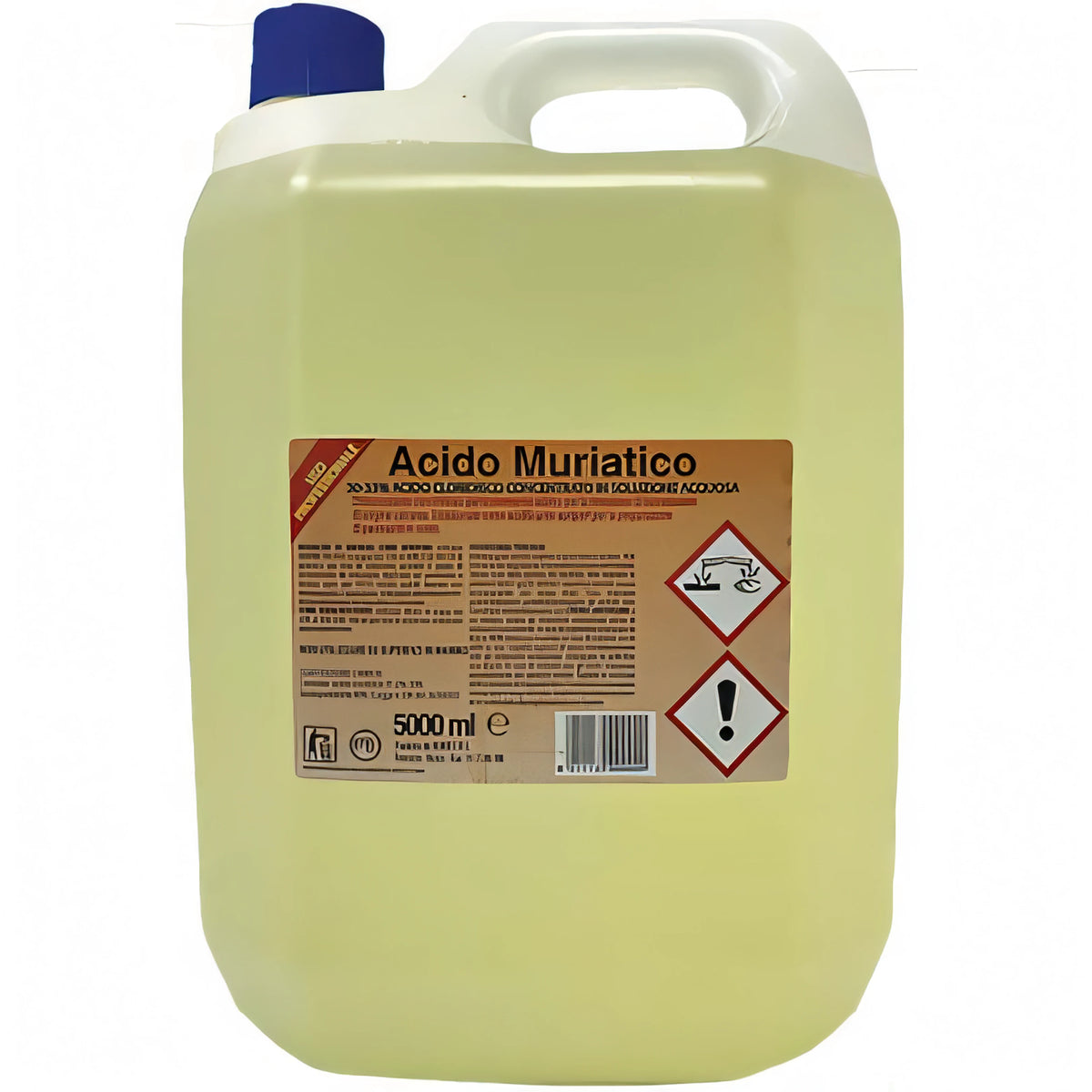 Acido cloridrico muriatico 30-33%, tanica da 5 litri