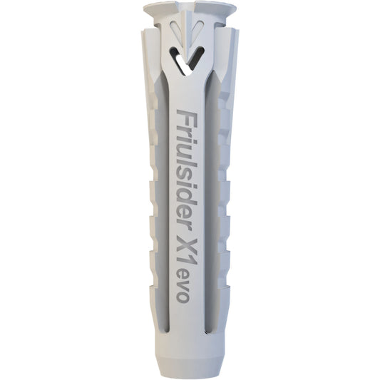Tassello universale Friulsider X1 evo in nylon a 4 settori, solo tassello